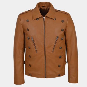 The Rocketeer Cliff Secord Classic V Shaped Brown Jacket