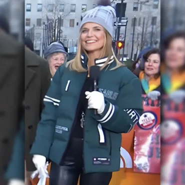 The Today Show Savannah Guthrie Eagles Puffer Jacket