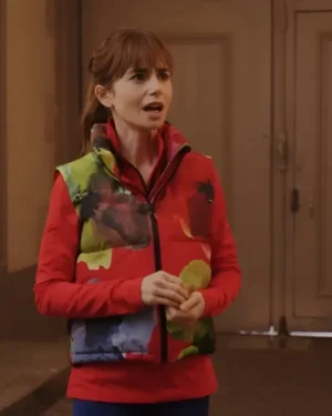Emily In Paris S04 Emily Cooper Red Vest