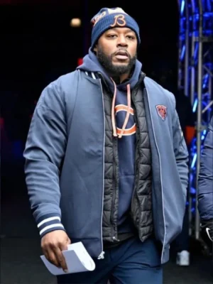 Thomas Brown Chicago Bears Bomber Jacket